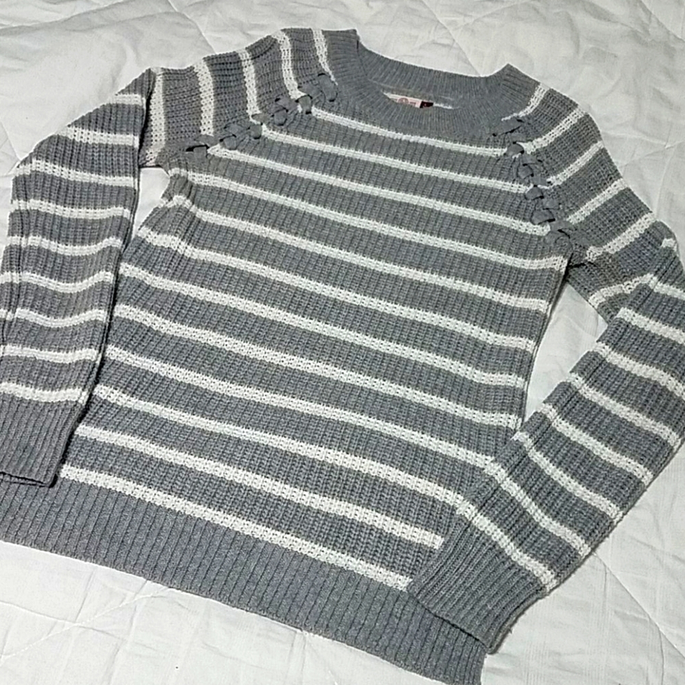 Striped Knit Sweater